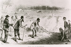 Medaille Dag op Blackheath, illustratie uit de Daily News, 1874 door R. and E. Taylor